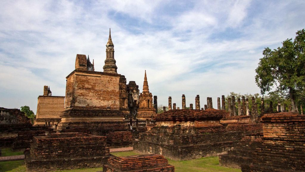 The Wat Mahathat, Sukhothai