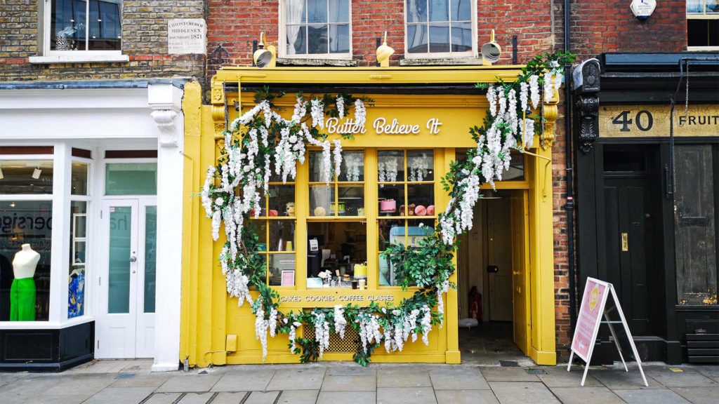 Das kleine Café Butter Believe It in Shoreditch, London