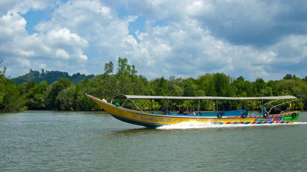 Longtail boat on the James Bond Island tour from Phuket