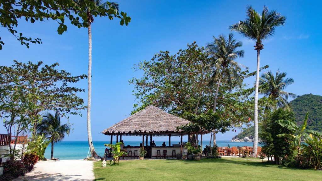 Die Strandbar des Pingchan Resorts am Thong Nai Pan Yai Strand, Koh Phangan