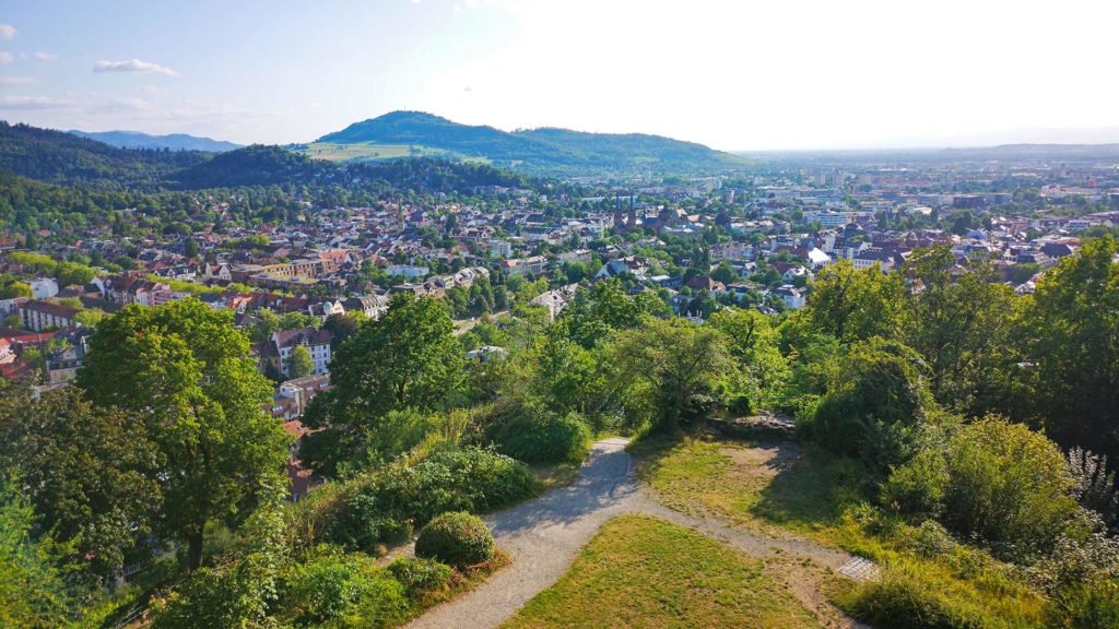 View from Ludwigshöhe over Freiburg