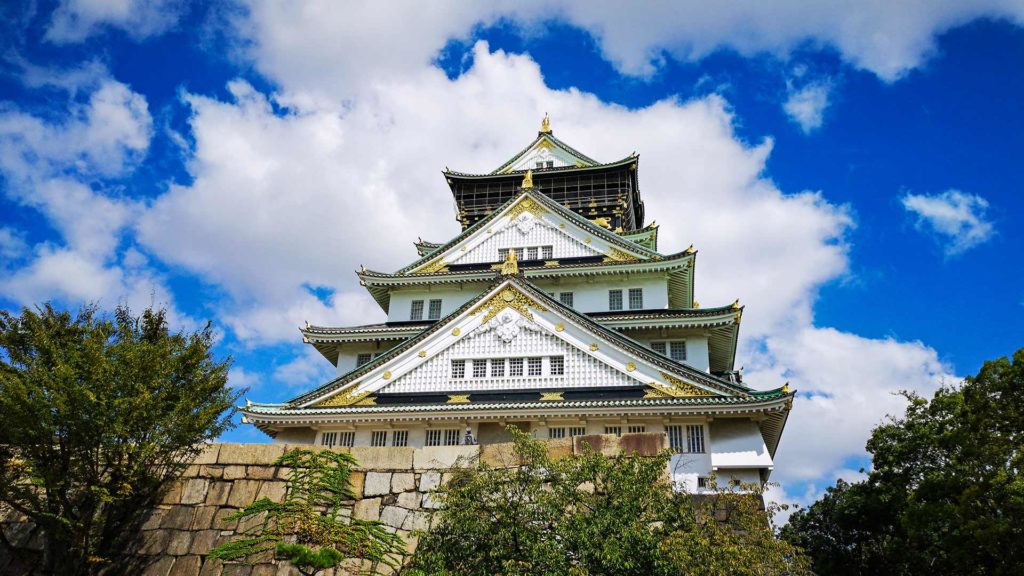 Das Osaka Castle, eine der Top-Sehenswürdigkeiten in Osaka