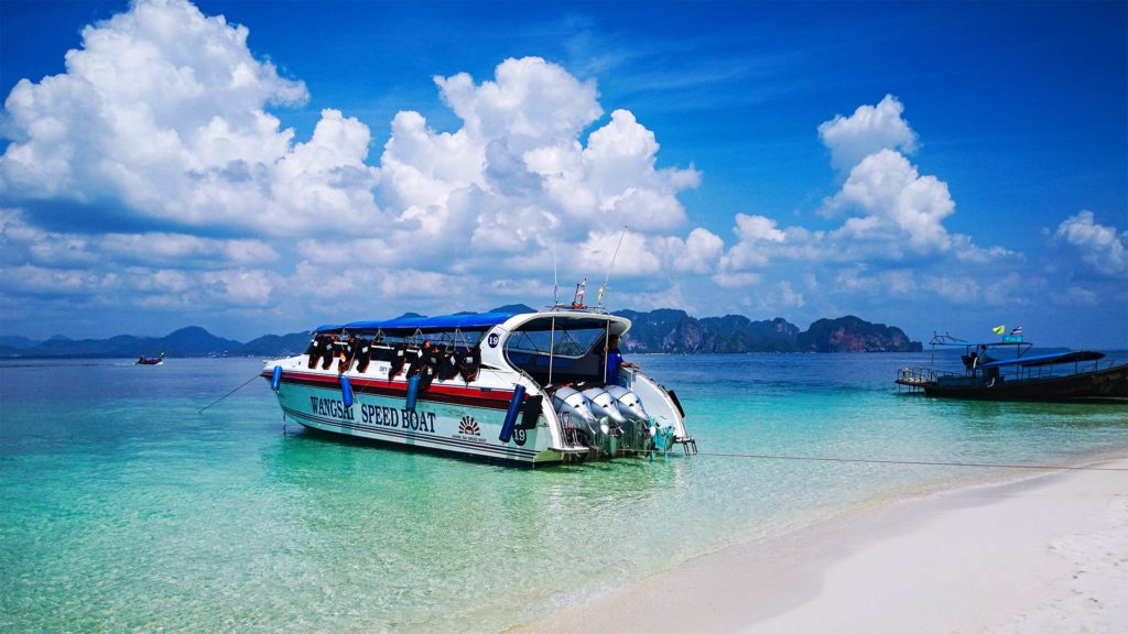 phi phi island speed boat tour from krabi