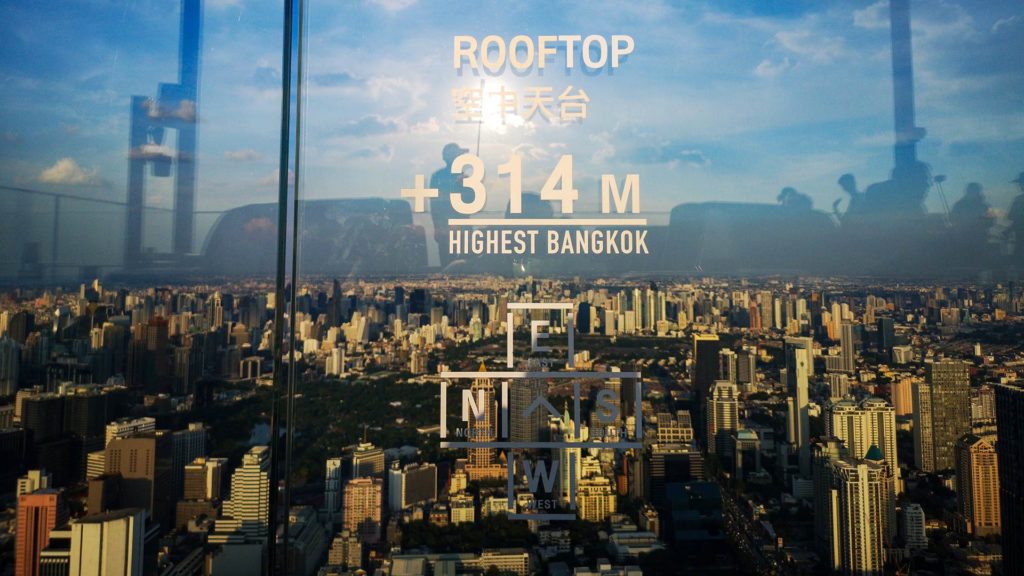 Mahanakhon Skywalk at 314 meters, Bangkok’s highest viewpoint