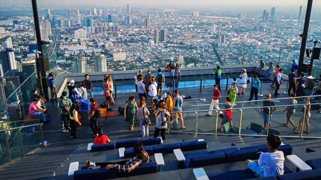 Mahanakhon Skywalk in Bangkok