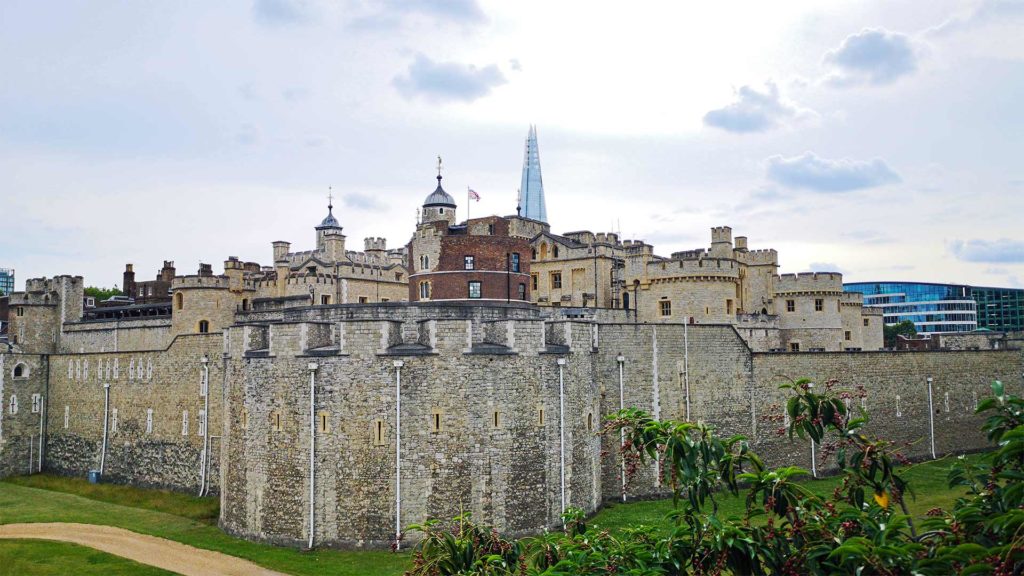 Der Tower of London, in der Nähe der Tower Bridge