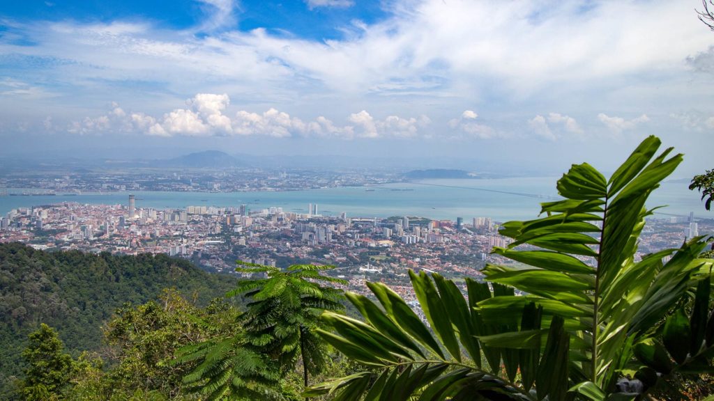 View of Penang and mainland Malaysia from Penang Hill