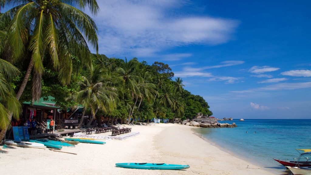 Abdul's Beach: tropischer Traumstrand auf Perhentian Besar, Malaysia