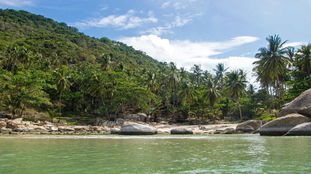 View of the Haad Thong Reng, Koh Phangan