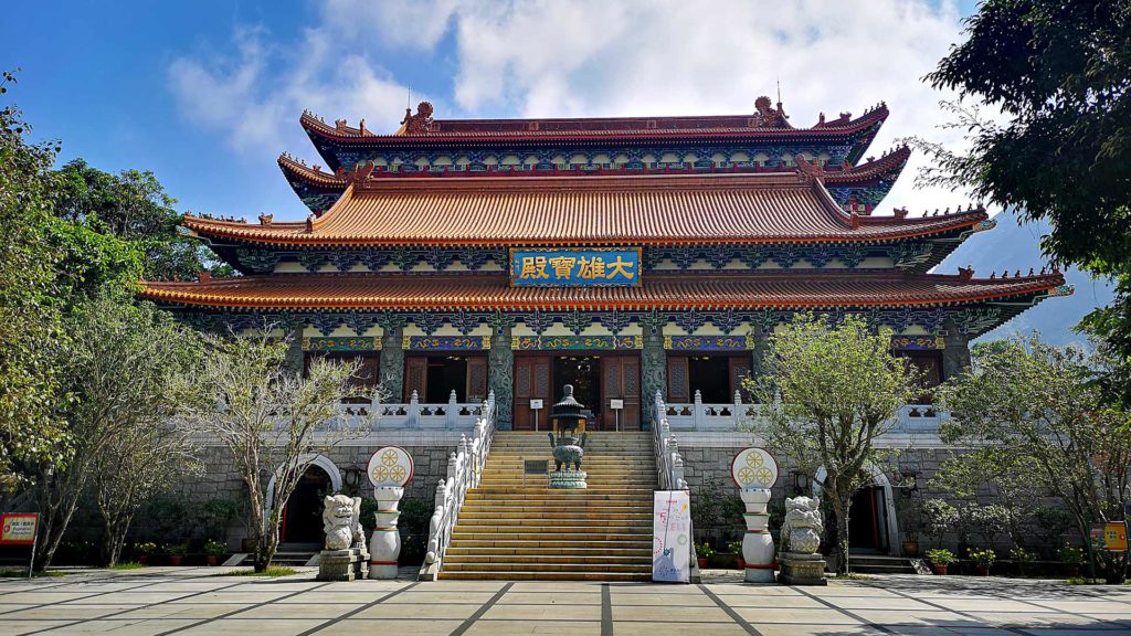 Po Lin Monastery at the Big Buddha, Hong Kong