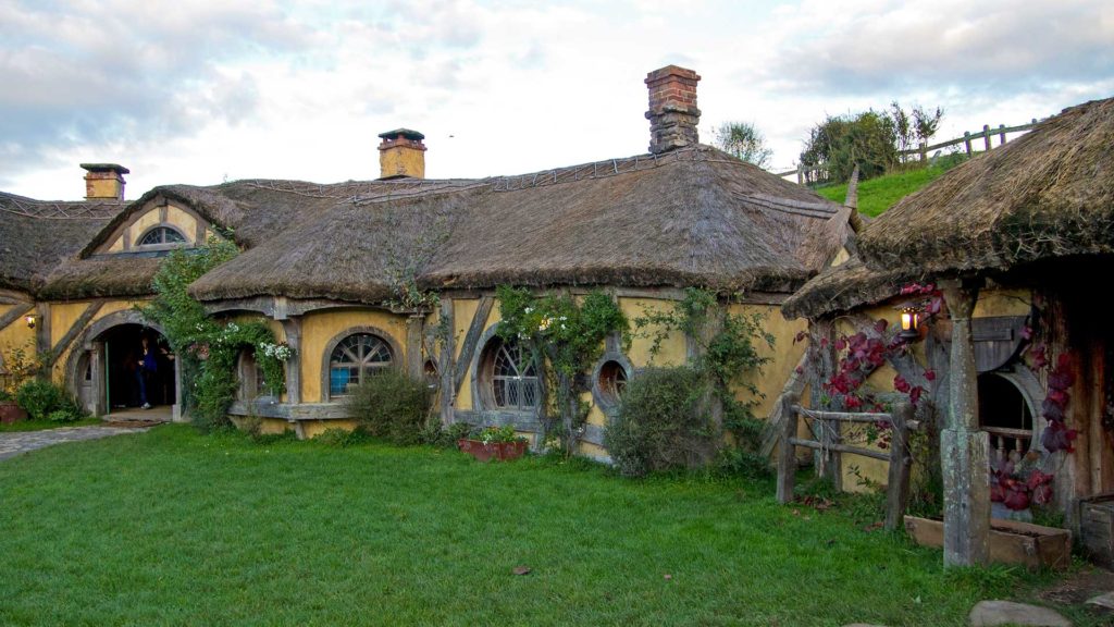 The Green Dragon Pub in Hobbiton, Matamata