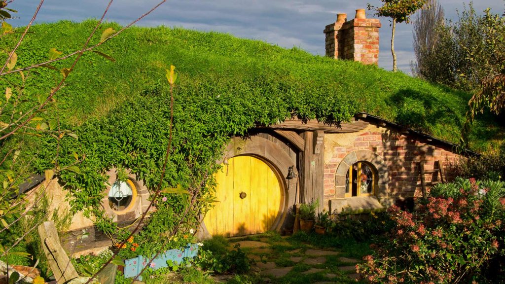 Another Hobbit house at the Hobbiton Movie Set Tours in Matamata