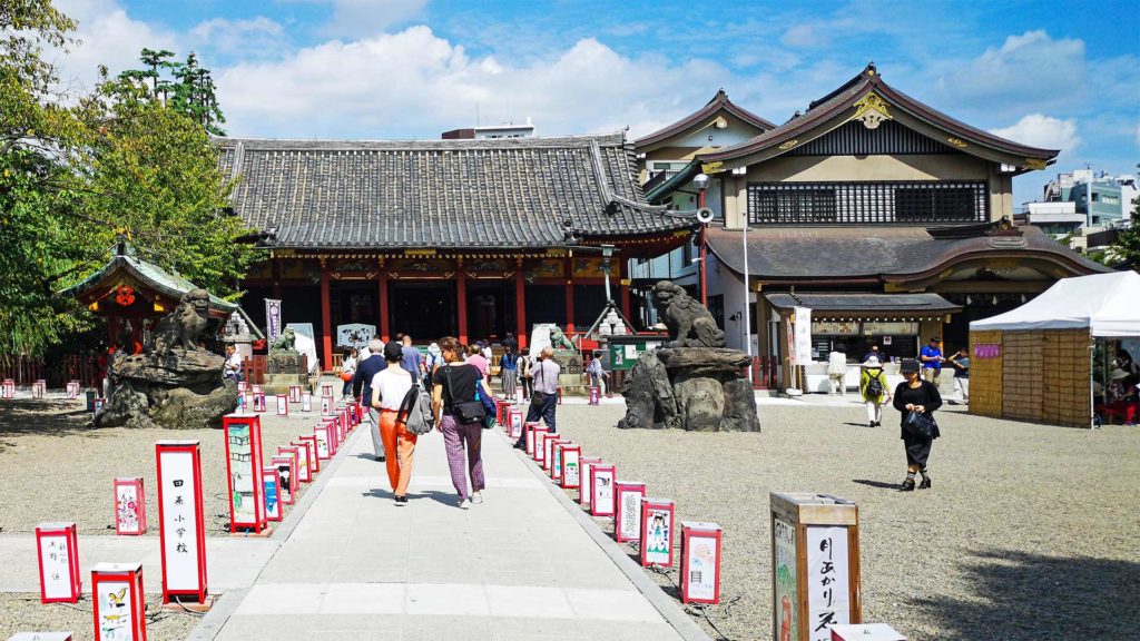 Der Asakusa Schrein im Senso-Ji Tempel in Tokio