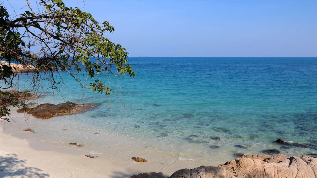 Der einsame Ao Nuan Beach auf Koh Samet, Thailand
