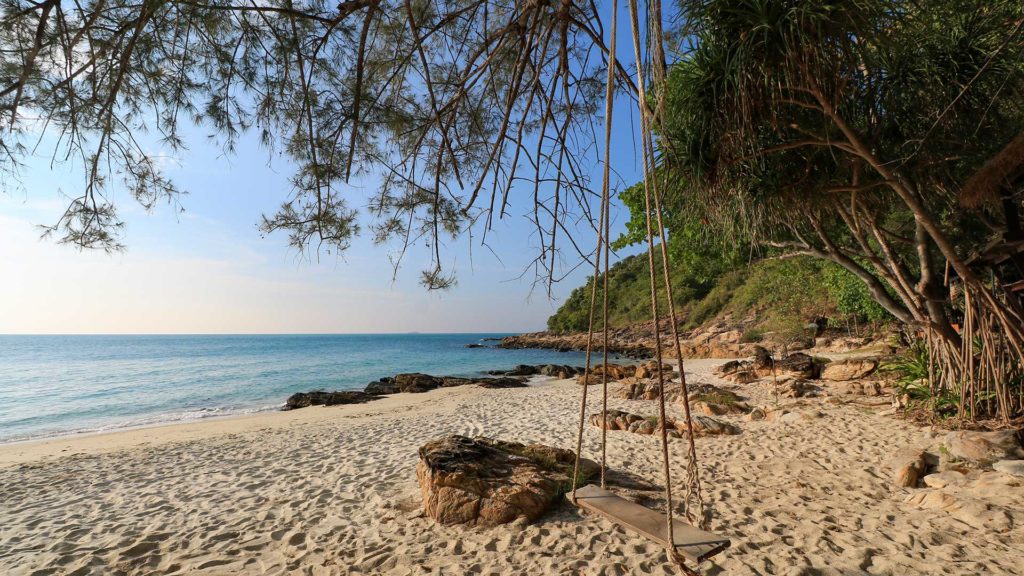 Der einsame Ao Nuan Beach auf Koh Samet, Thailand