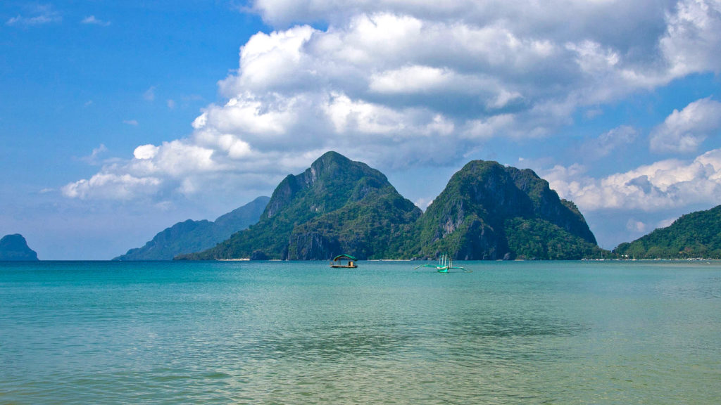 Marimegmeg Beach bei Corong Corong, Palawan