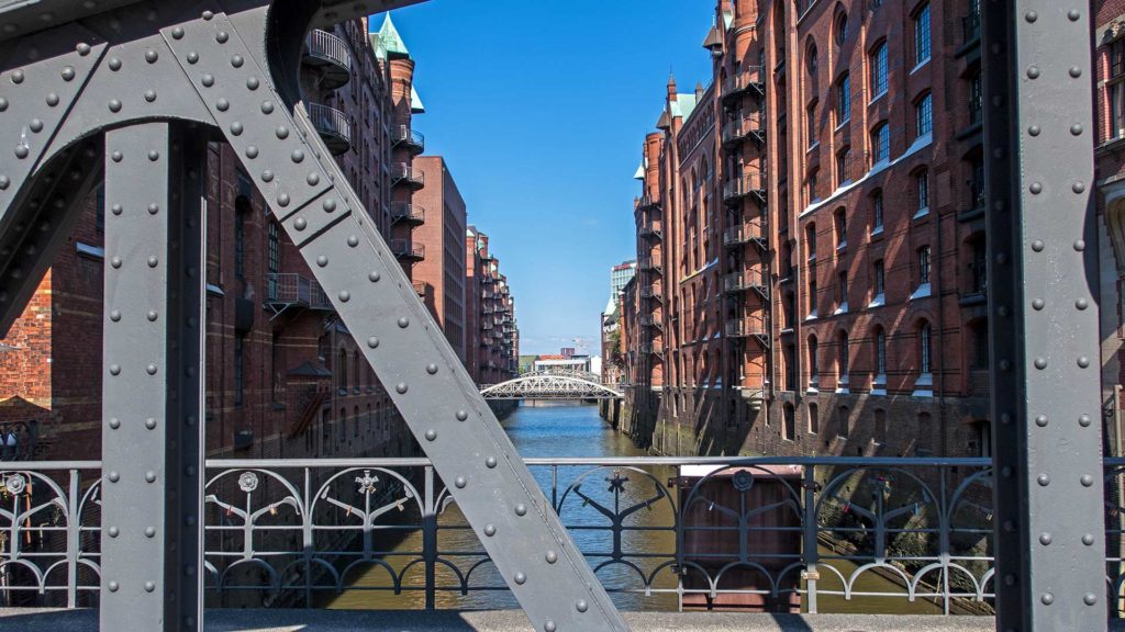 Die Speicherstadt von Hamburg, eine der wichtigsten Sehenswürdigkeiten von Hamburg