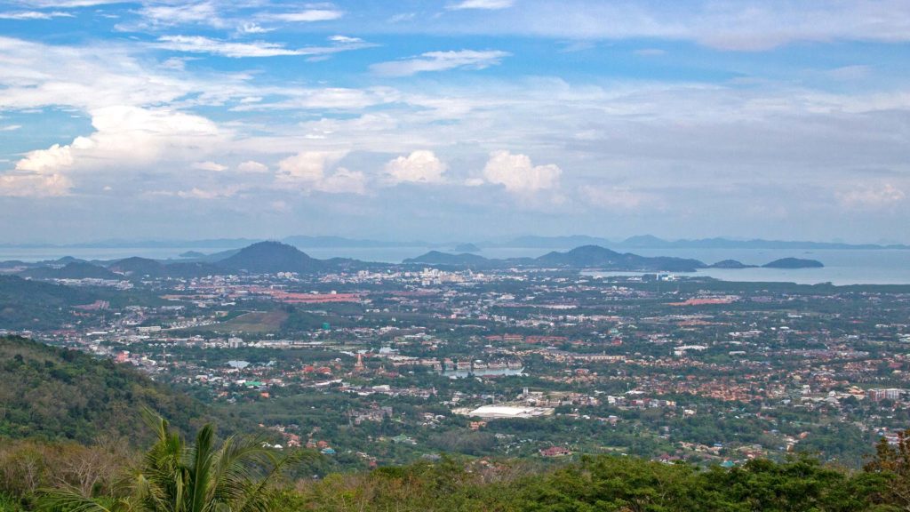 Aussicht vom Big Buddha auf Chalong, Phuket