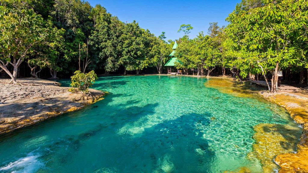 Der Emerald Pool in der Nähe von Ao Nang, Krabi