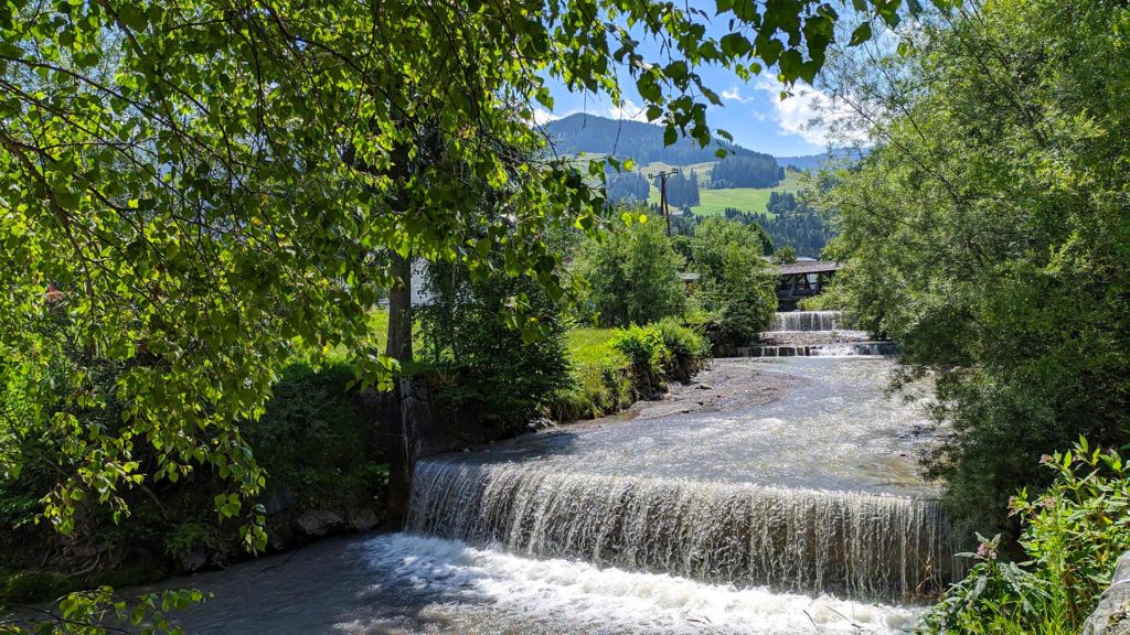 A stream in Leogang, Austria