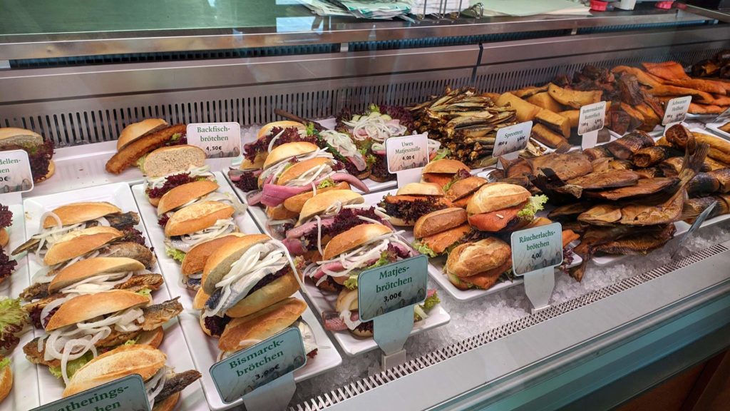 Fischbrötchen auf Usedom