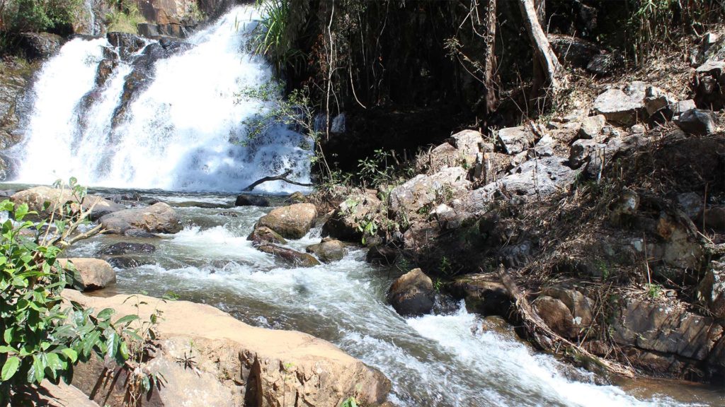 Der Datanla Waterfall in der Nähe von Da Lat