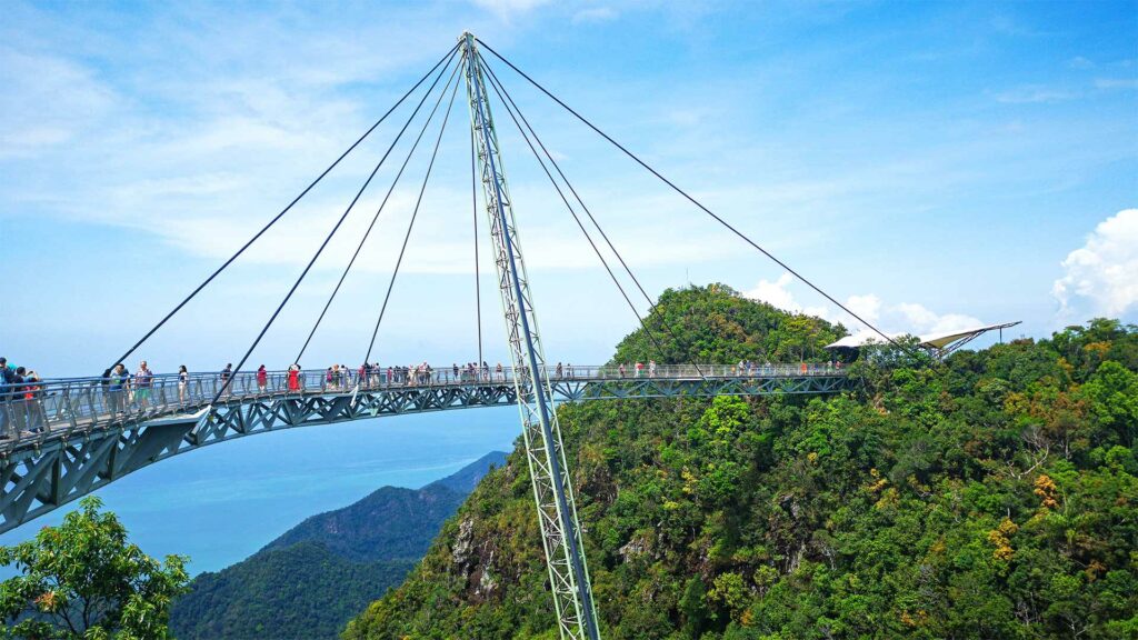 Die Sky Bridge von Langkawi bei einer Malaysia Halbinsel Rundreise