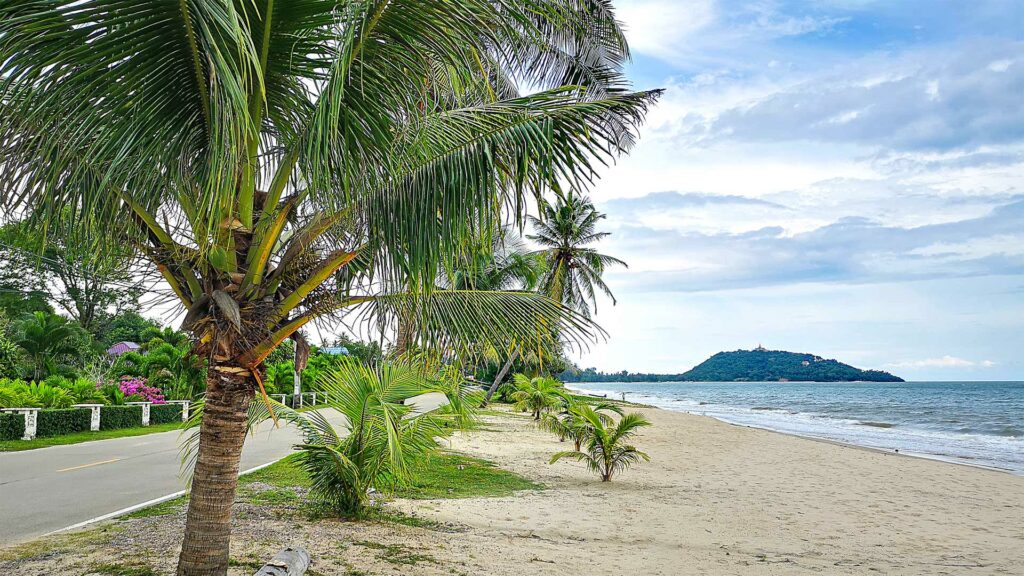 Ban Krut Beach on a rainy day