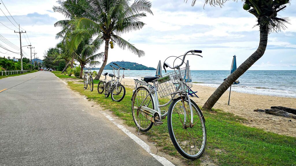 Bike rental at Ban Krut Beach