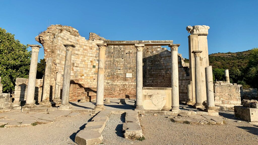 Alte Ruinen in Ephesos, Türkei
