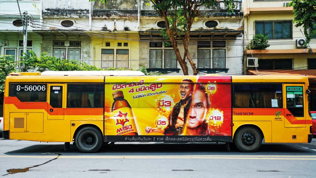 Öffentlicher Bus in Bangkok