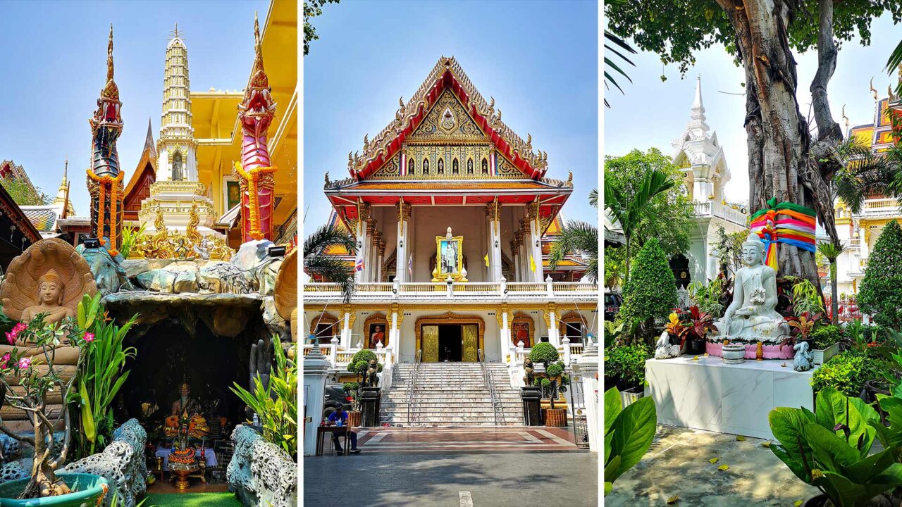 Der Wat Samphanthawongsaram Worawihanra in Chinatown, Bangkok