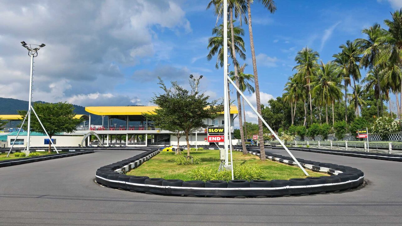 The Easykart racing track in Chaweng on Koh Samui